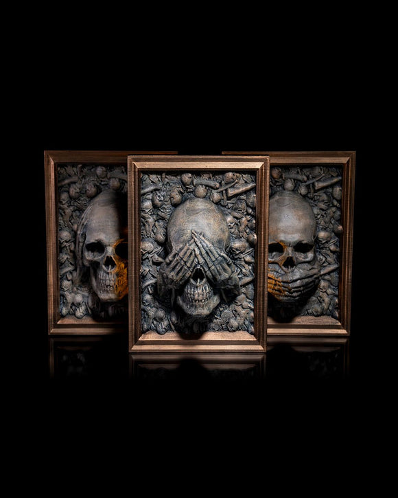 Three Wise Skulls