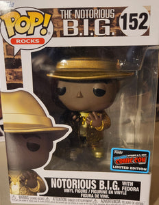 Funko Pop #  152  Notorious B.I.G. with Fedora