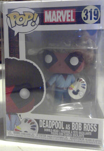 Funko Pop #  319  Deadpool As Bob Ross