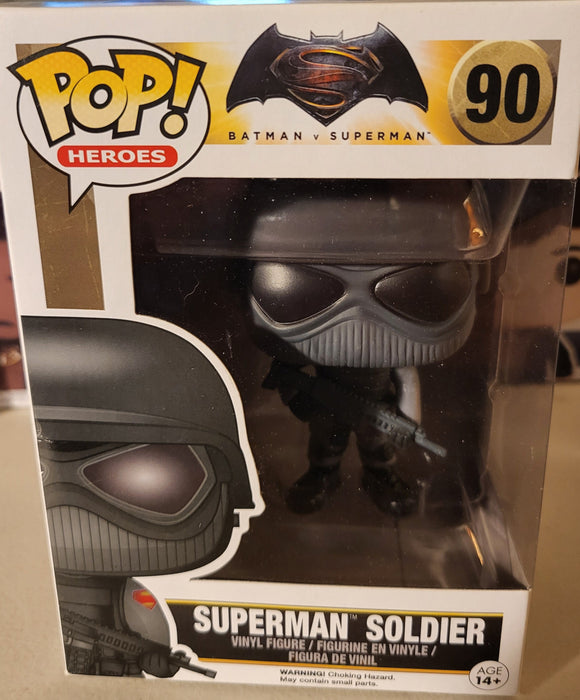 Funko Pop #  90  Superman Soldier