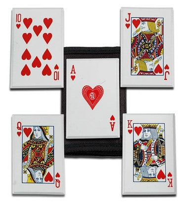 BladesUSA - Throwing Cards - Royal Flush (Hearts) - Set of 4