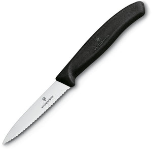 Paring Knife Black Serrated