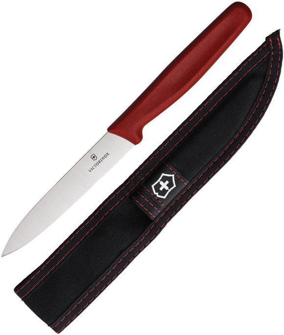 Utility Knife Red with Pouch