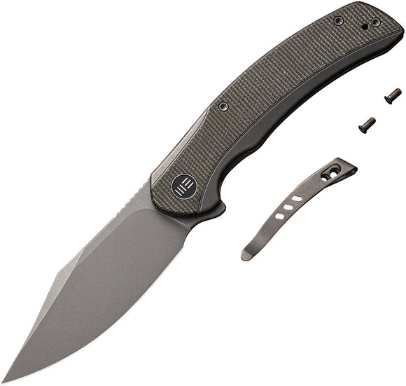 Snick Framelock Green Micarta