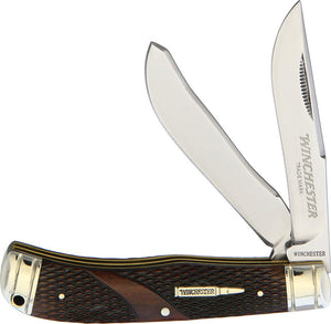 Trapper Brown Checkered Bone