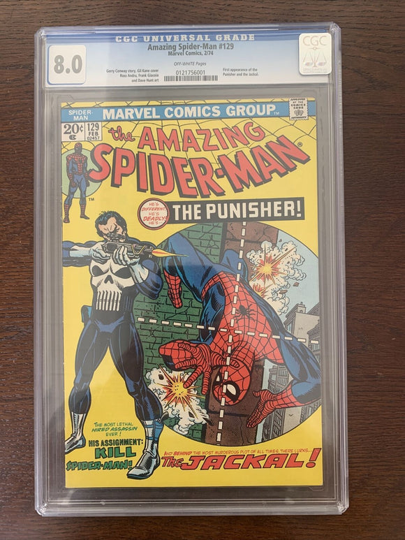 Amazing Spider-Man #129 CGC 8.0