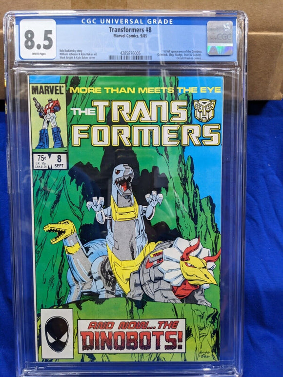 Transformers #8 CGC 8.5